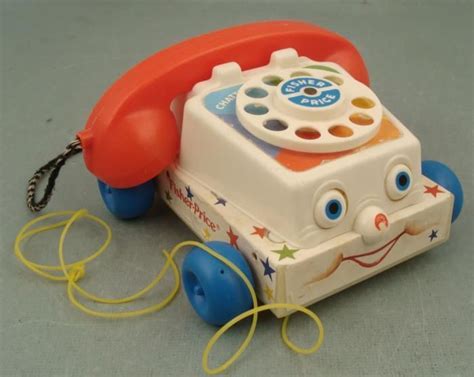 1985 Vintage Fisher Price Telephone Chatter Phone Via Icollector Retro