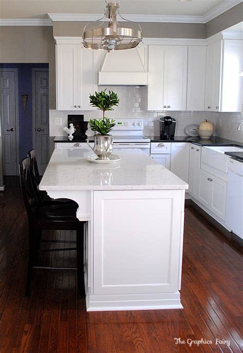 Actually, home depot's kitchen cabinet prices are very similar to those of smaller kitchen cabinet dealers. Kitchen Renovation Reveal - The Graphics Fairy