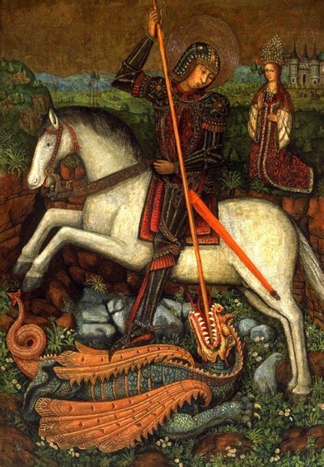 St George And The Dragon By Girard Master Century A Work From The