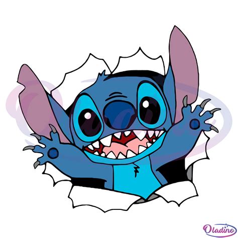 Stitch Breakout SVG Digital File Disney Stitch Svg Stitch Svg