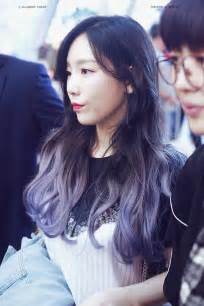 All Of Taeyeons Two Toned Hair Colors Done Over The Past 10 Years