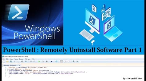 Powershell Remotely Uninstall Software From Multiple Computers Youtube