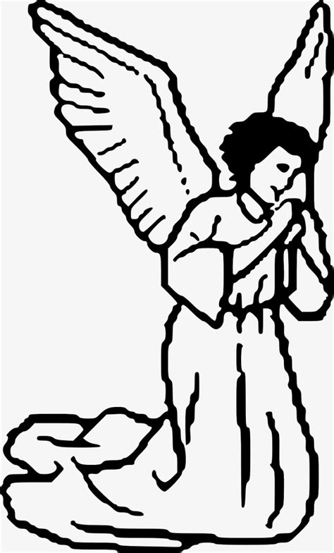 Praying Angel Holy Free Photo Angel Clip Art Hd Png Download