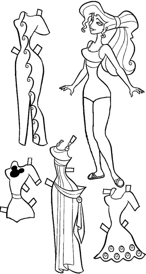 Explore 623989 free printable coloring pages for your kids and adults. Paper Doll Dress Coloring Pages | Coloring Sky