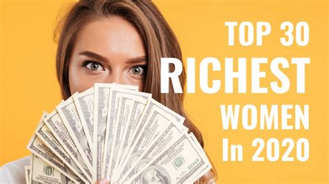 Top 30 Richest Women In The World 2020 Female Billionaires 2020 Youtube