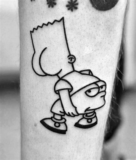 50 Bart Simpson Tattoo Designs For Men The Simpsons Ink Ideas Tattoo