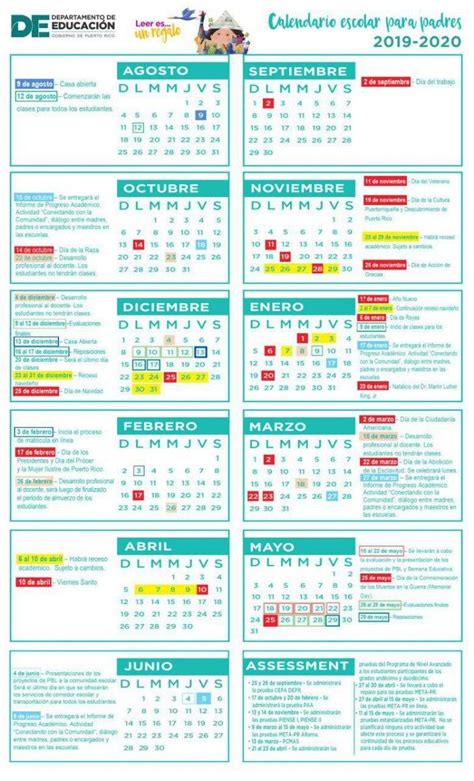 Calendario Escolar 2021 2022 De Puerto Rico Imagesee