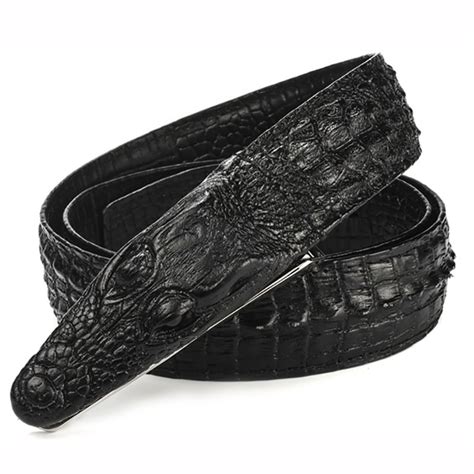 mens belts luxury designer alligator leather belt men high quality ceinture homme cinto