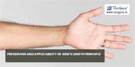 Preserving And Applicability Of Arms Length Principle