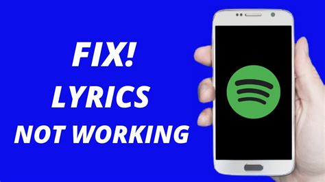 How To Fix Spotify Lyrics Not Working 💯 Working Youtube