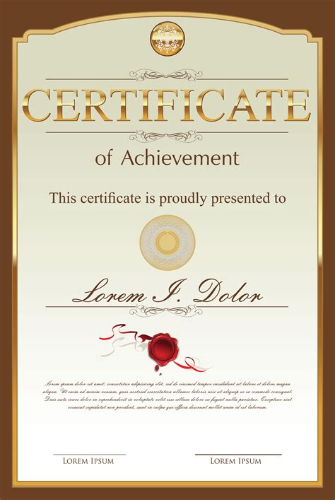 Certificate Template Download Free Vectors Clipart Graphics And Vector Art