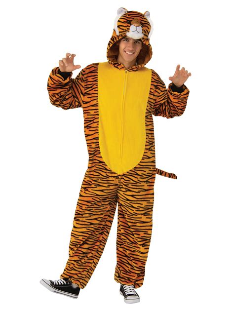 Tiger Furry Onesie Costume Adult Rubies Deerfield