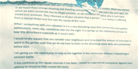 Mom Receives Rude Anonymous Letter From Neighbor About Her Autistic Son