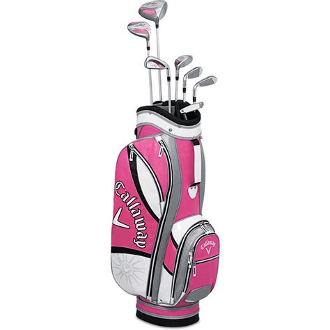Callaway Solaire Gems 8 Piece Complete Golf Set Womens Quartz Pink At