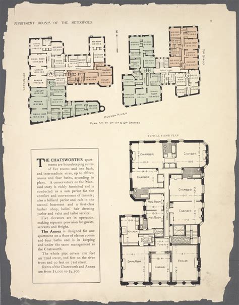 The Chatsworth Plan 5th 7th 9th 11th And 12th Stories Typical