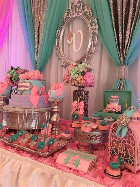Not to mention, it's totally fitting. Teal And Pink Modern Chic Baby Shower - Baby Shower Ideas 4U