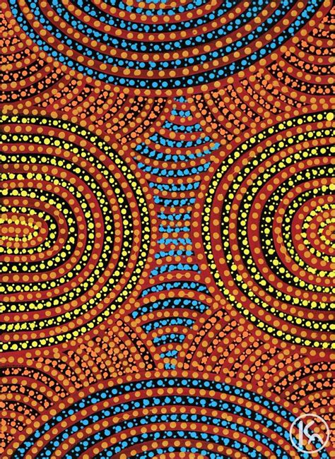 Aboriginal Body Painting By Colleen Wallace Nungari From Santa Teresa Central Australia Created