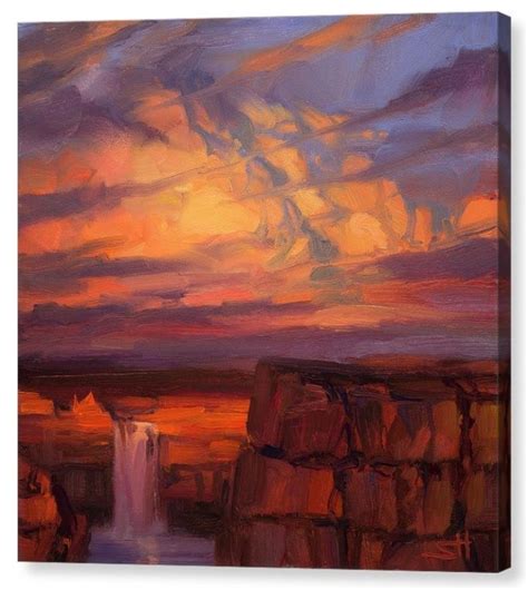 Thundercloud Over The Palouse Wilderness Landscape Canvas Art Print