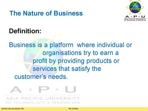 For example love, sympathy, patriotism. Nature of Business. Introduction to Business - презентация ...