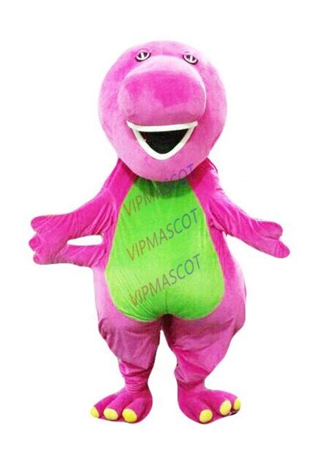 Purple Barney Mascot Costume Suit Cosplay Party Fancy Dress Outfit