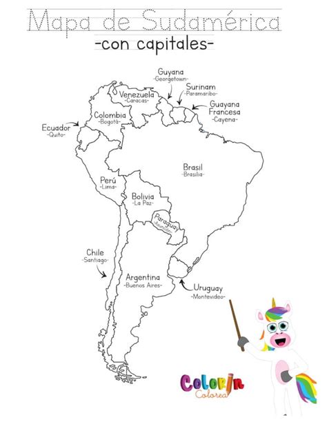 Capitales y Banderas de Sudamérica Colorin Cuenta