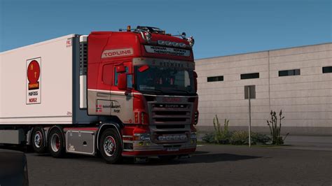 SCANIA RJL R HEDMARK TRANSPORT SKIN V TRUCK SKIN Euro Truck Simulator Mods American