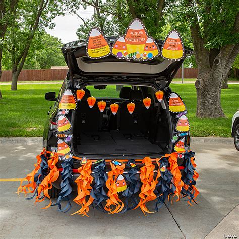 Religious Candy Corn Trunk Or Treat Decorating Kit Pc