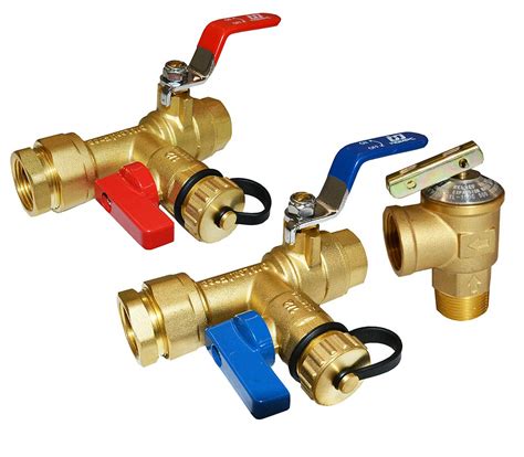 Buy Hqmpc Tankless Water Heater Isolation Valves Tankless Water Heater Flush Kit Lead Free