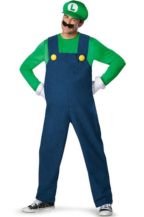 Deluxe Luigi Costume Mario And Luigi Costume 3wishescom