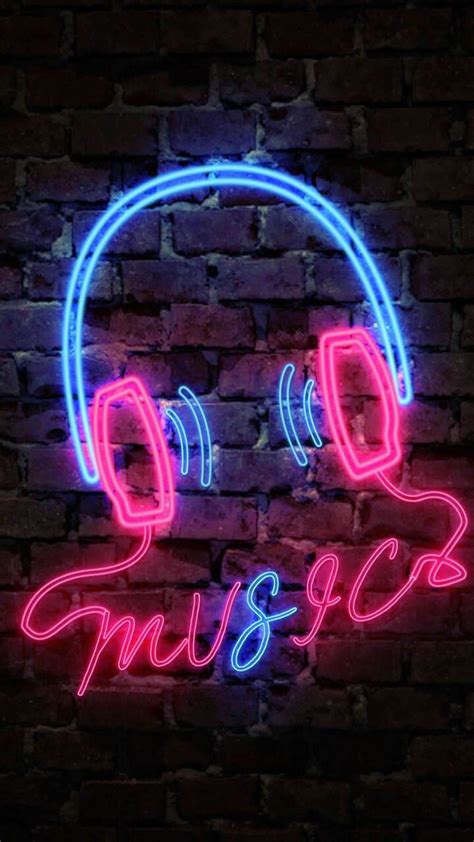 Music Neon Wallpapers Wallpaper Cave