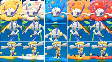 Full Flabebe Evolution Team Shiny Florges Forms Moveset All Colours