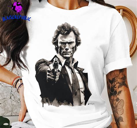 Clint Eastwood Shirt Eastwood Tribute Short Sleeve Unisex Etsy