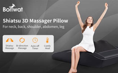 Boriwat Massager For Neck And Back Massage Chair Tech