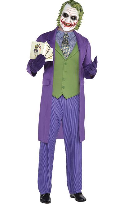 Production material for the joker movie describes the film as being an exploration of a man disregarded by society that is not only a gritty character study, but also a broader cautionary tale. Adult Joker Costume - Dark Knight Trilogy | Party City