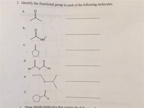 Identifying Functional Groups Worksheet With Answers Worksheet List