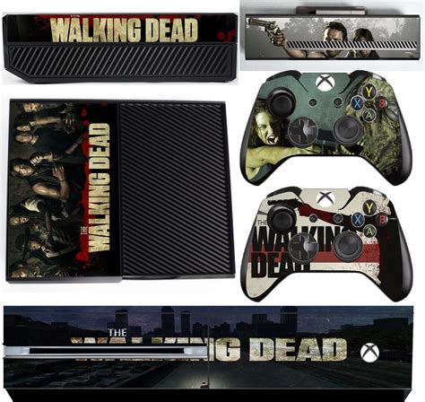 Walking Dead Xbox One Textured Vinyl Protective Skin Decal Wrap