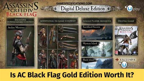 Is Assassins Creed Black Flag Gold Edition Worth It Game Specifications