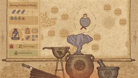 Potion Craft Map And Recipes List Pc Gamer