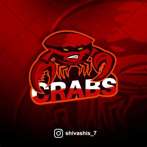 Crab Mascot logo | Art logo, Crab illustration, Sports team logos