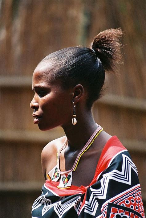Local Swazi Lady African People Swaziland Women Swazi