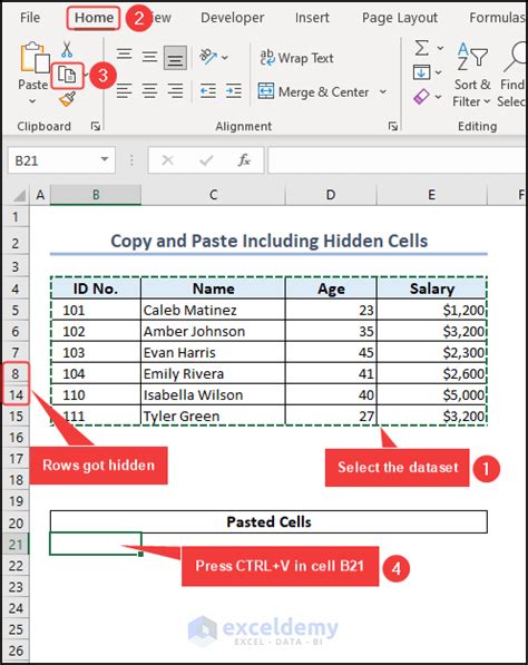 How To Copy And Paste Visible Cells Only In Excel Easy Ways