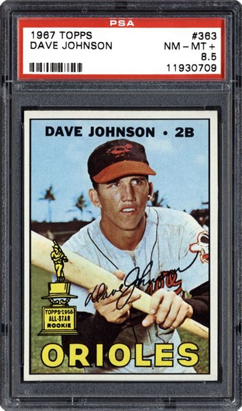 1967 Topps Dave Johnson Psa Cardfacts®