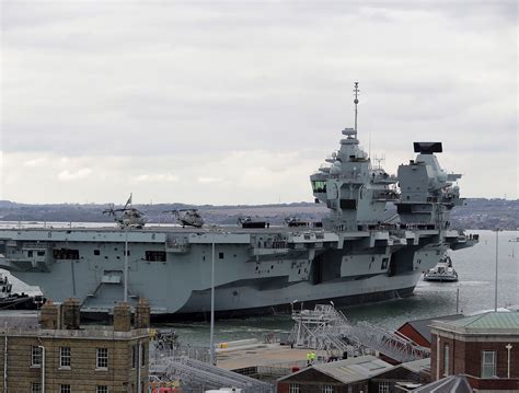 Britains Newest Aircraft Carrier Arrives In Portsmouth Warships International Fleet Review