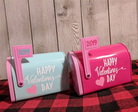 Personalized Valentines Day Mailbox With Candy Etsy