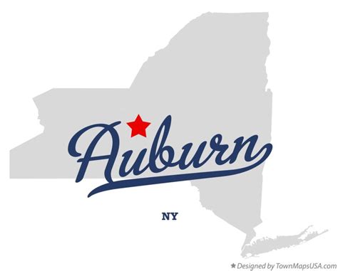 Map Of Auburn Ny New York