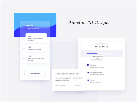 Timeline Ui Design Sketch Uplabs