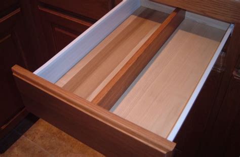 Custom Solid Wood Drawer Divider Canary Cabinets