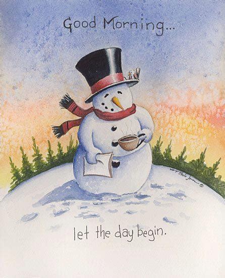 Good Morning Images With Snowman Free For Commercial Use High Quality