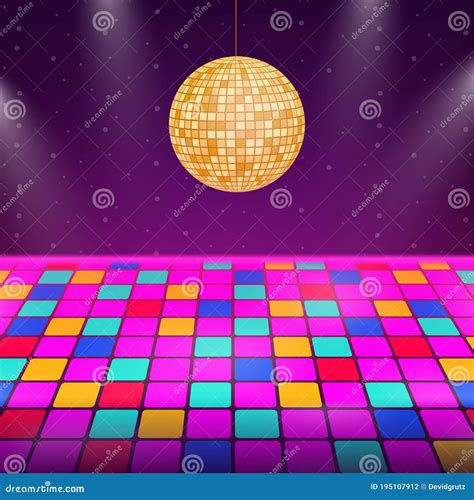 Dance Floor Disco Light Background Royalty Free Stock Photography