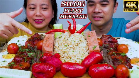 Silog Feast Mukbang Mukbang Philippines Pinoy Mukbang Filipino Breakfast Collab